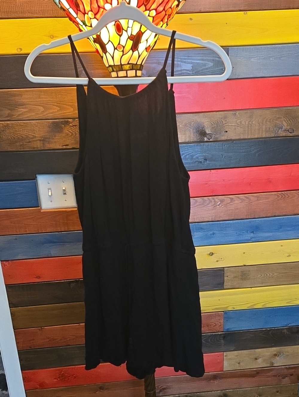 Mossimo Supply Co. Black Spaghetti-Strap Romper🖤